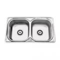 Chậu Rửa Inox Sơn Hà 2 Hố SH 2H-760