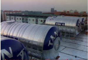 Bồn nước Inox Công Nghiệp Tân Á đứng 10000L (D2200)